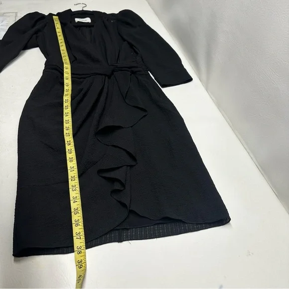 ba&sh ROBE ISEE Elegant BlackDress SIZE 0
